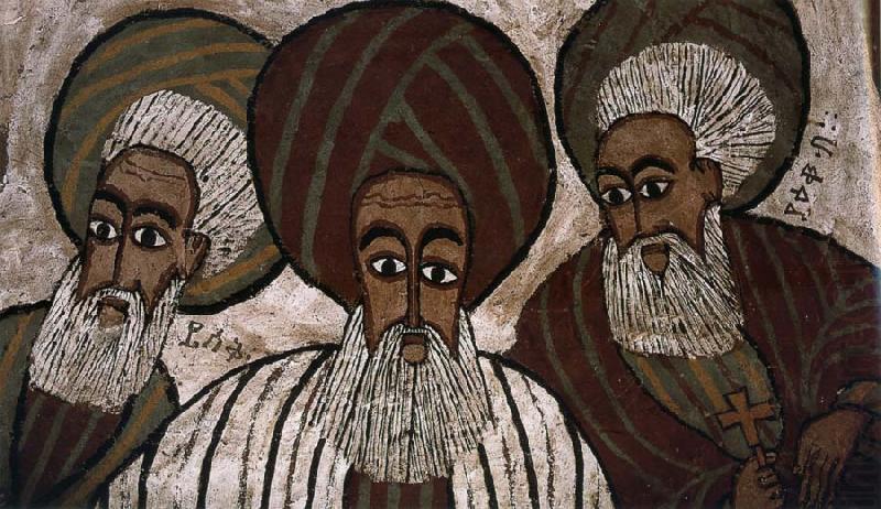The three patriarchs: Abraham, Isaak and Jakob, unknow artist